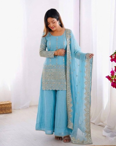 Punjabi sharara plazzo - sharara, salwar