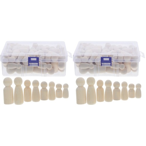 100pcs diy wooden - wooden, dolls