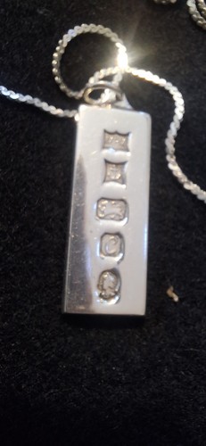 Vintage sterling silver ingot - vintage,