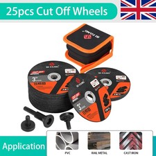25Pcs 3" Cut Off Wheel Metal