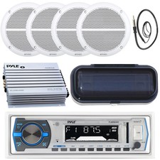 Pyle PLMRB29W Marine MP3 USB