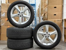 19" GENUINE MERCEDES ML W166 ALLOY WHEELS & TYRES A1664010202