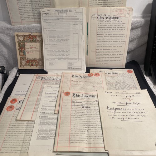Job lot vintage ephemera - job,