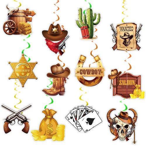 Cowboy hanging swirls wild - cowboy,