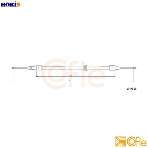 Cable pull parking brake - parking,