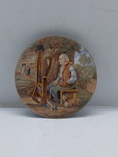 Prattware Lid Pot Lid IL PENSEROSO