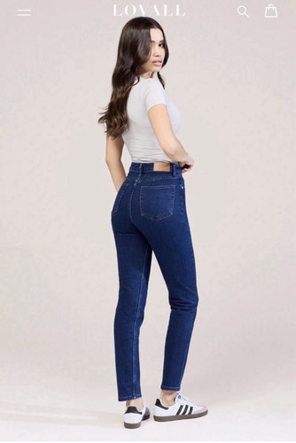 Lovall mom jeans - jeans, dark