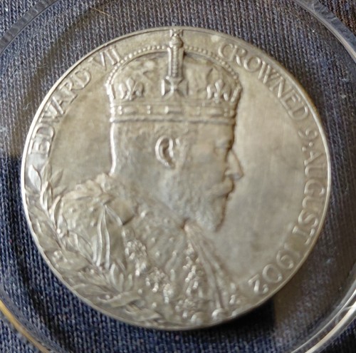 Vintage 1902 silver medal - vintage,