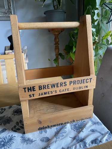 Wooden beer box crate - beer, 6