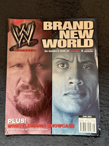Wwe wwf magazine june 2002 - magazine,