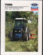 FORD 45 to 70hp, 30 Series Narrow Tractors Brochure Leaflet