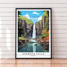 Henrhyd Falls Wales Unframed