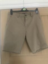 Size 30W JEFF BANKS & CO Stone / Beige Chino Shorts. 