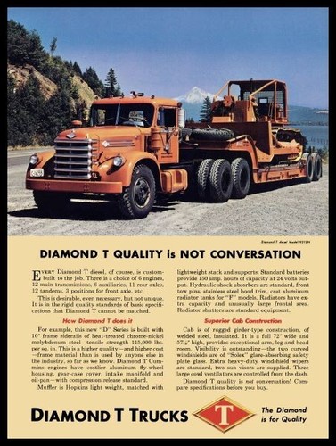 1961 diamond truck - diamond, w