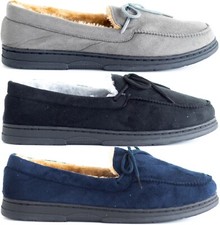 MENS LOAFERS WARM FAUX SUEDE