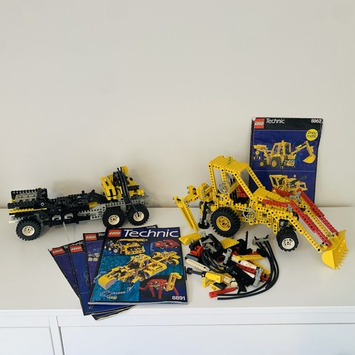 Lego technic 8862 backhoe - technic,