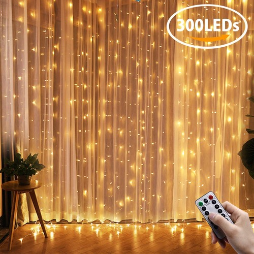 300 led curtain - led, lights
