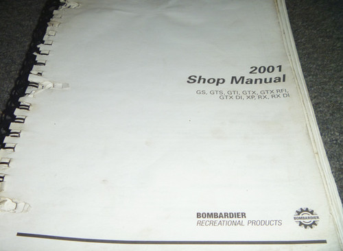 2001 bombardier sea doo gti - bombardier,