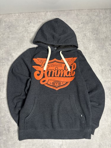 Grey animal hoodie with - with, large