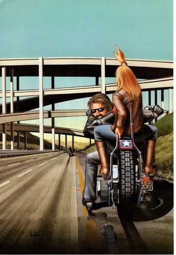 David mann motorcycle - mann, biker
