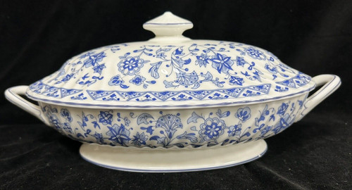 Minton shalimar blue white - minton, &