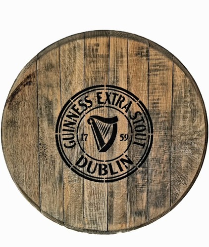 Reclaimed printed oak whiskey - oak,