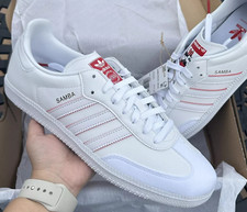 adidas SAMBA VEGAN X MINNIE Men's Trainers Sneakers WHITE/RED - Size UK 9