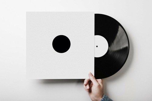 Custom vinyl records - custom, black