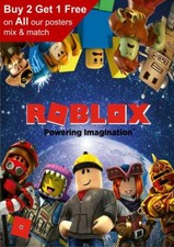 Roblox Game Poster A5 A4 A3 A2