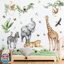 Jungle Safari Animal Wall