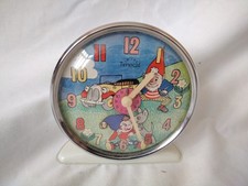Vintage 1977 Smiths Timecal  NODDY ALARM CLOCK - Working 