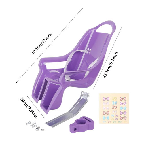 Girls bike doll seat - bike,