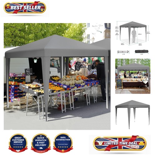 Portable grey 3x3m - grey, tent
