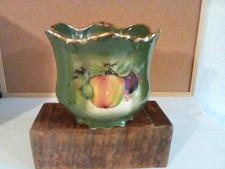 Vintage Staffordshire-Ironstone plantpot, Mayfayre-medium size&  good condition.
