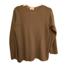 Beautiful High Quality 100% alpaca Khaki Jumper Spirit of The Andes Size 10/12