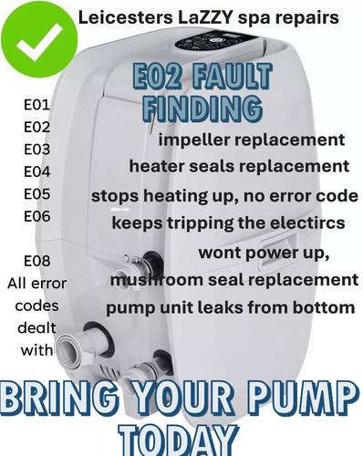 Leicester lazy spa pumps - lazy-spa,