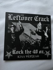 Leftöver Crack Rock The 40 Oz 7" Vinyl EP 1st Press w/ pre censored Album Name !