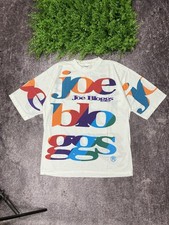 Vintage 90s Joe Bloggs Big Logo Overprint T Shirt Tee Men’s Size XL