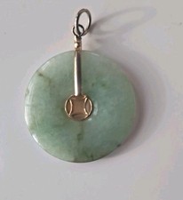 Natural Jade Donut Charm
