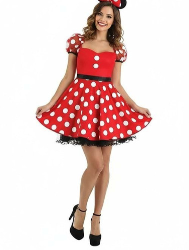 Women minnie mouse polka - mouse, dot