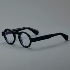 Thick acetate retro round - thick,