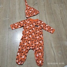 "my first halloween "Little Me Halloween Costume Baby Sleepsuit, 3-6M