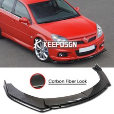 For Vauxhall Opel Vectra VXR C B A Carbon Look Front Bumper Lip Splitter Spoiler