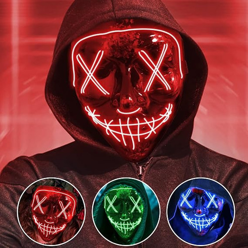 Halloween masks scary led - halloween, masks,