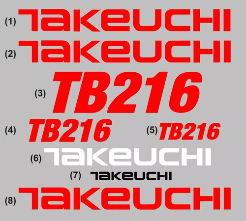 Takeuchi tb216 mini digger - takeuchi,