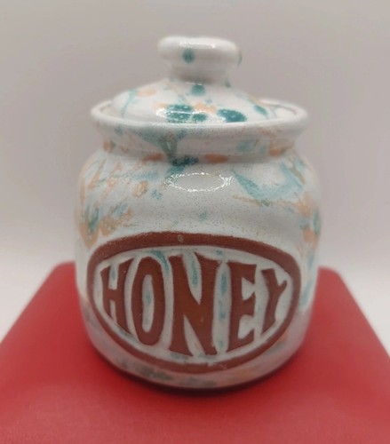Presingoll lidded honey pot - presingoll,