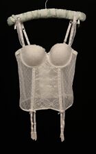 Aubade Paris - White Lace & Ribbon Top / Basque