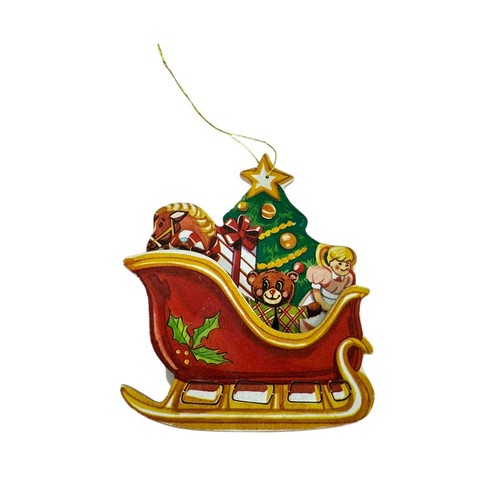 Vintage wooden sleigh little - sleigh,