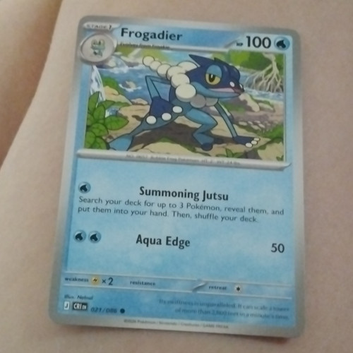 Pokémon tcg frogadier 021 086 - tcg,