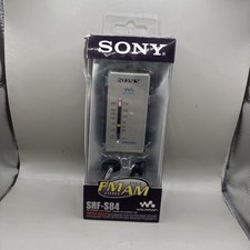 Sony FM/AM Super Compact Radio Walkman - Silver (SRF-S84/SC)